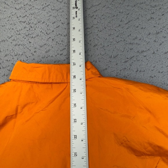 Stussy Jacket Mens Extra Small Orange Full Snap Coach‎ Windbreaker Streetwear - Picture 8 of 14